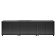 Scranton & Co 3-Piece Engineered Wood Cabinet Set with File Drawer in Black