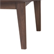 Scranton & Co Wood Writing Desk with Oval Top and Locking Drawer