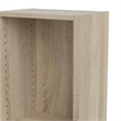 Scranton & Co 5-Shelf Narrow Bookcase in Oak with Adjustable Shelves