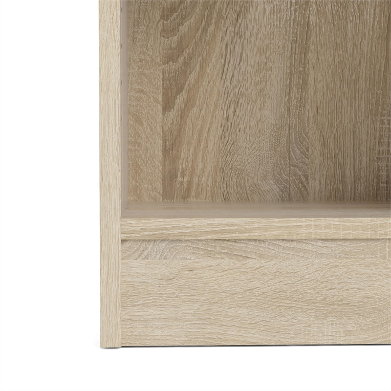Scranton & Co 5-Shelf Narrow Bookcase in Oak with Adjustable Shelves