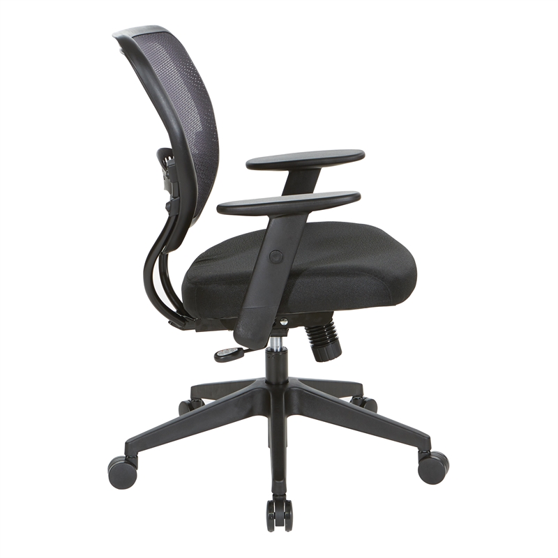 Scranton & Co 24/7 Intense Use Office Chair with Air Grid Back in Black