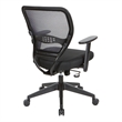 Scranton & Co 24/7 Intense Use Office Chair with Air Grid Back in Black