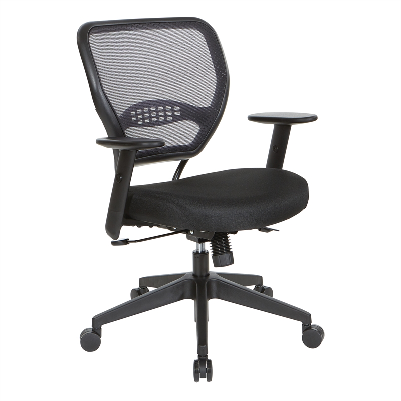 Scranton & Co 24/7 Intense Use Office Chair with Air Grid Back in Black