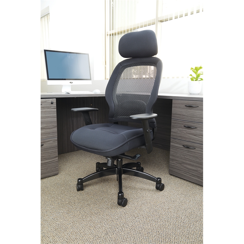 Scranton & Co Matrex Back Executive Office Chair with Mesh Seat