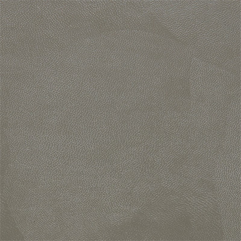 Scranton & Co Left Facing Faux Leather Arm Chair in Smoke Gray