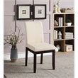 Scranton & Co Contemporary Parsons Dining Chair in Linen Beige Fabric