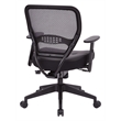 Scranton & Co Mesh Back Manager's Chair in Black Bonded Leather