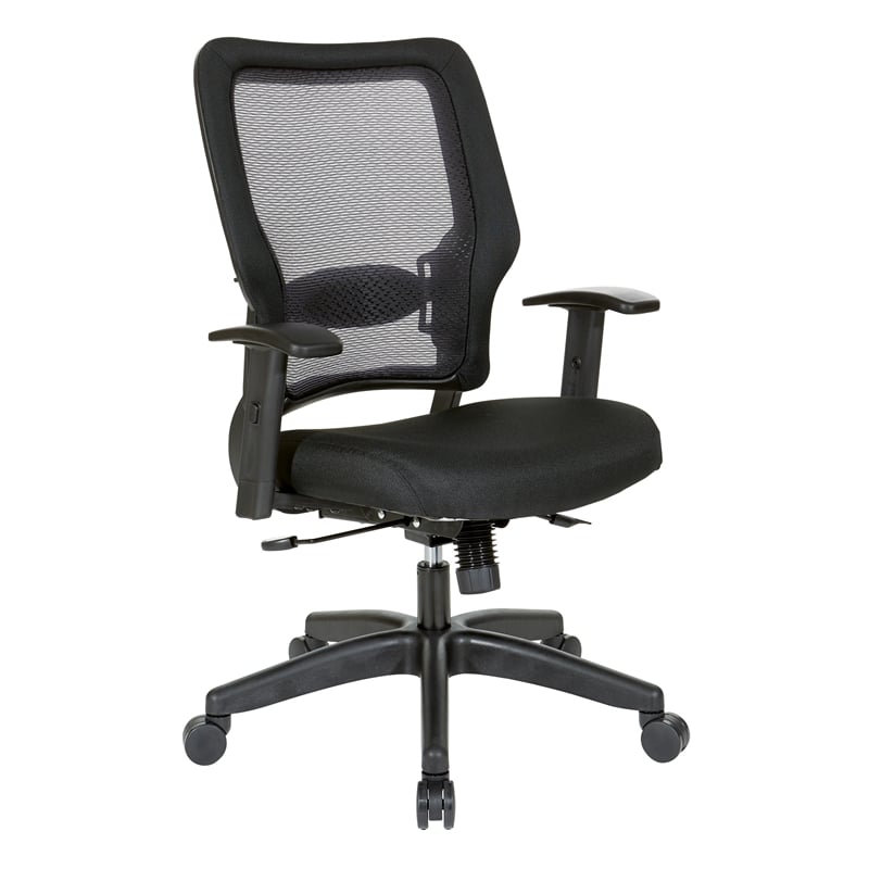 Scranton & Co 24/7 Intense Use Mesh Back Office Chair in Black