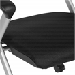 Scranton & Co Flex Back Nesting Chair in Silver and Black - 2-Pack