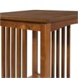 Scranton & Co Contemporary Mission Style Side Table in Ash Brown Finish