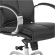 Scranton & Co High Back Executive Chair in Black Top Grain Leather