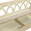Scranton & Co Storage Bench in Antique White with Beige Cushion