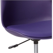 Scranton & Co Mod-Inspired Office Chair in Purple - Chrome Base