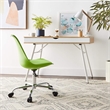 Scranton & Co Mod-Inspired Office Chair in Green - Chrome Base
