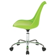 Scranton & Co Mod-Inspired Office Chair in Green - Chrome Base
