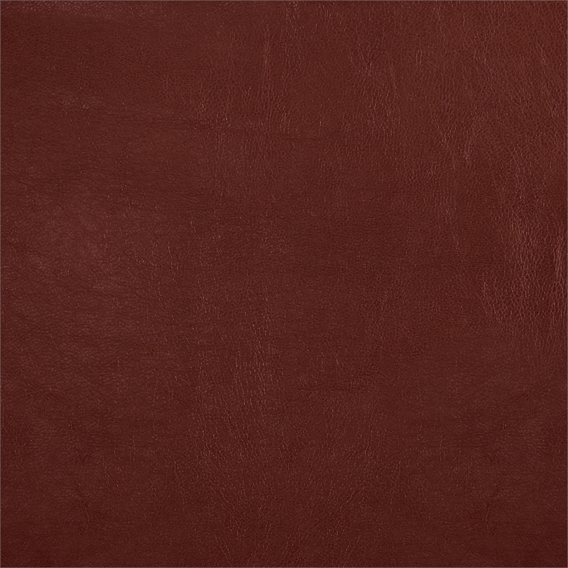Scranton & Co Tub Chair in Cranberry Red Faux Leather - Espresso Legs
