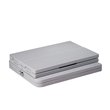 Scranton & Co 3-Piece 6 Ft Folding Table and Bench Set - Light Gray
