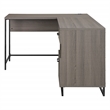 Scranton & Co L-Shape Desk in Farm Oak with Power Hub and Storage