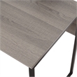 Scranton & Co Contemporary L-Shape Desk in Farm Oak Gray with Storage