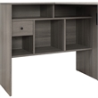 Scranton & Co Contemporary L-Shape Desk in Farm Oak Gray with Storage