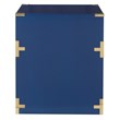 Scranton & Co 2-Drawer File Cabinet in Lapis Blue - Campaign Style