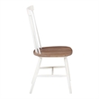 Scranton & Co Windsor Wood Dining Chair Toffee and Cream 2 Pack