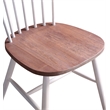 Scranton & Co Windsor Wood Dining Chair Toffee and Cream 2 Pack