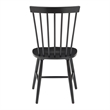 Scranton & Co Windsor Solid Wood Dining Chair in Black 2 Pack