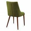 Scranton & Co Mid-Century Dining Accent Chair in Green 2 Pack