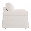 Scranton & Co Cottage Chair with Ivory Beige Washable Fabric Slip Cover