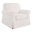 Scranton & Co Cottage Chair with Ivory Beige Washable Fabric Slip Cover