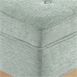Scranton & Co Mid-Century Storage Bench in Mist Green with Wood Legs