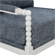 Scranton & Co Classic Spindle Chair in Indigo with Antique White Frame