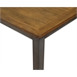 Scranton & Co 7-Piece Wood Dining Table Set in Natural Top and Gray Base