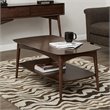 Scranton & Co Walnut Brown Wood Console Table with 2 Drawers and Storage