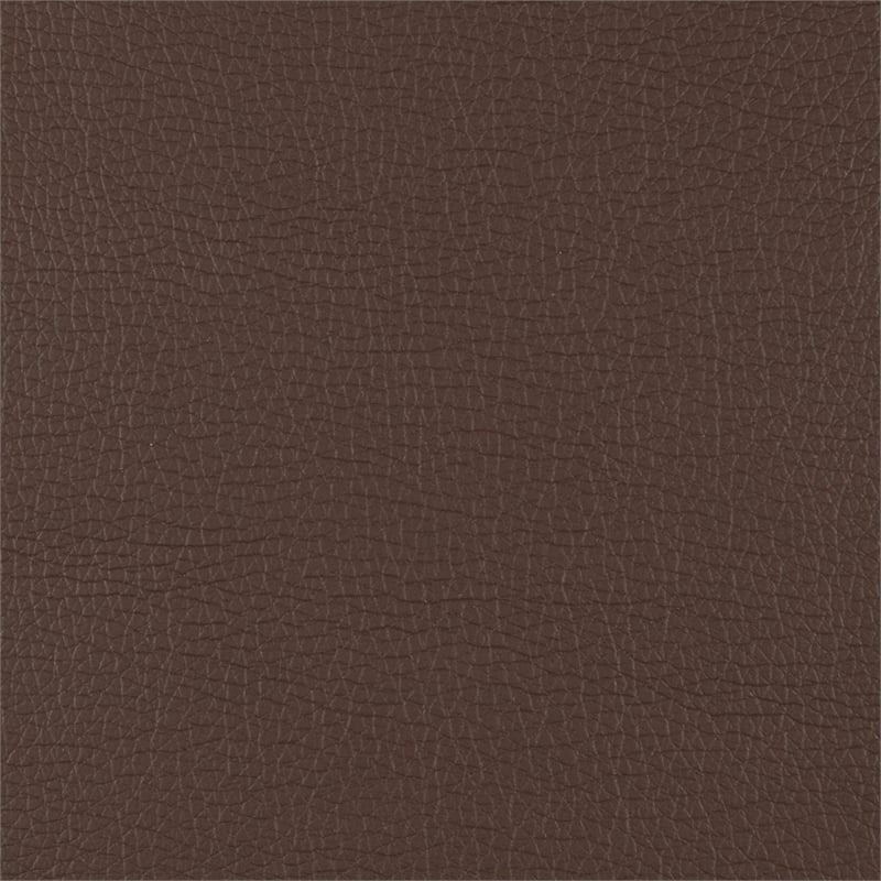 Scranton & Co Java Brown Faux Leather Club Armchair with Silver Legs
