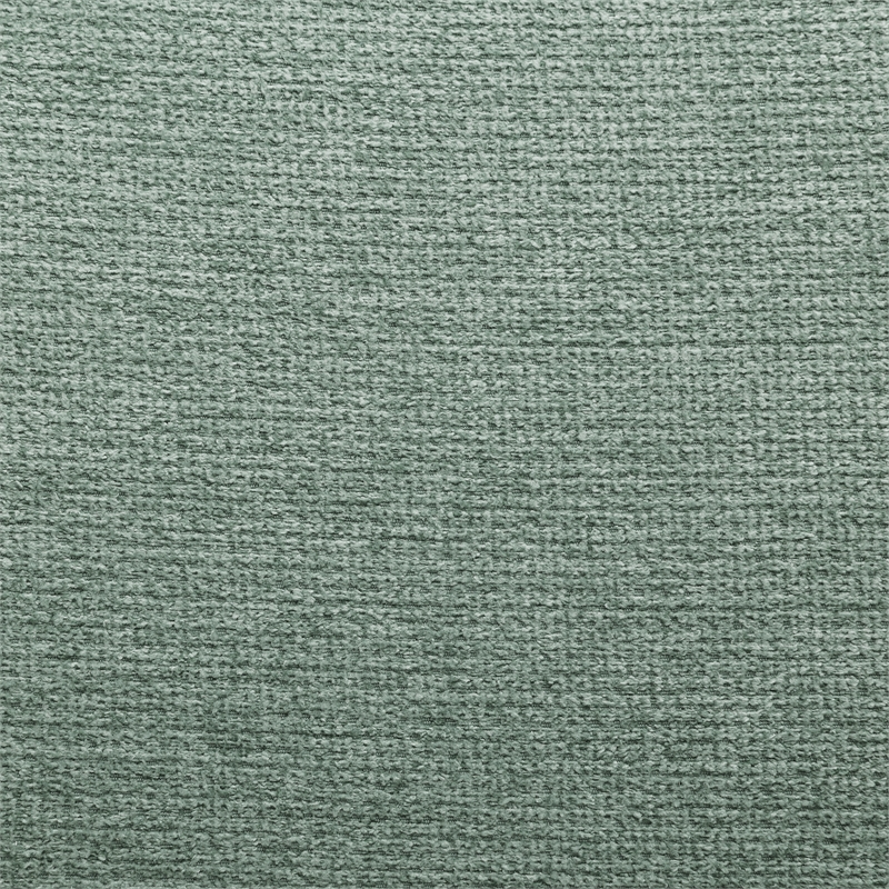 Scranton & Co Mint Blue Fabric Office Chair with Chrome Base and Button Tufting