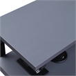 Scranton & Co L-Shaped Black Gaming Desk with RGB LED and Power Hub