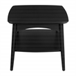 Scranton & Co Mid-Century Modern Coffee Table in Black Engineered Wood