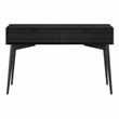 Scranton & Co Mid-Century Modern Console Table in Black Engineered Wood