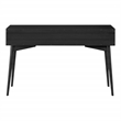 Scranton & Co Mid-Century Modern Console Table in Black Engineered Wood