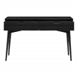 Scranton & Co Mid-Century Modern Console Table in Black Engineered Wood