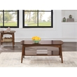 Scranton & Co Mid-Century Modern Coffee Table in Walnut Engineered Wood