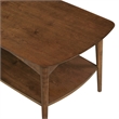 Scranton & Co Mid-Century Modern Coffee Table in Walnut Engineered Wood