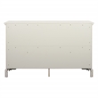 Scranton & Co 6-Drawer Farmhouse Dresser in Rustic White Engineered Wood