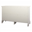 Scranton & Co 6-Drawer Farmhouse Dresser in Rustic White Engineered Wood