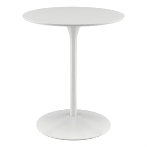Scranton & Co 32&quot Round Counter Height Engineered Wood Dining Table in White