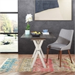 Scranton & Co Farmhouse Flip Top Table in Charcoal Engineered Wood