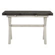 Scranton & Co Farmhouse Flip Top Table in Charcoal Engineered Wood
