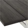 Scranton & Co Farmhouse Flip Top Table in Charcoal Engineered Wood